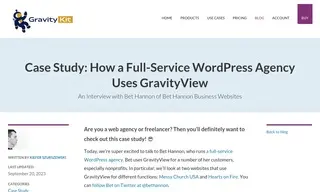 Preview of the Bet Hannon Business Websites Case Study