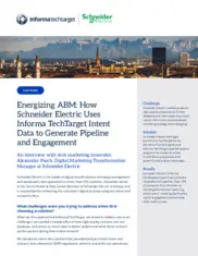 Preview of the Schneider Electric Case Study