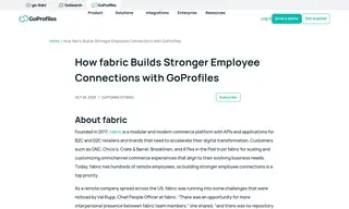 Preview of the Fabric Case Study