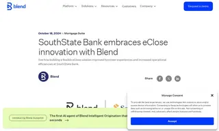 Preview of the SouthState Bank Case Study