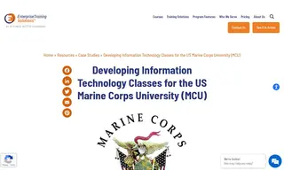 Preview of the United States Marine Corps University Case Study