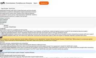 Preview of the SwiftOrder Case Study
