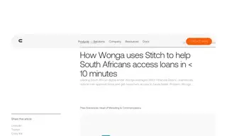 Preview of the Wonga Case Study