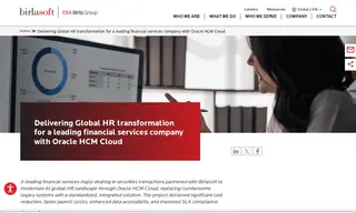 Preview of the Leading Financial Services Providing Company Case Study