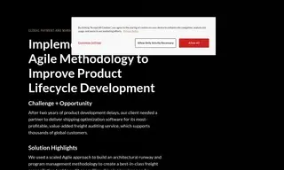 Preview of the Global Payment and Managed Information Services Provider Case Study