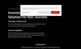 Preview of the Leading Educational Retailer and Service Provider Case Study