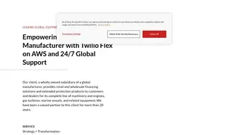 Preview of the Leading Global Equipment Manufacturing Company Case Study