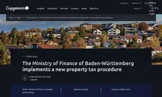 Preview of the Ministry of Finance of Baden-Württemberg Case Study
