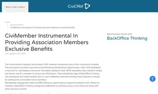 Preview of the Construction Employers Association Case Study