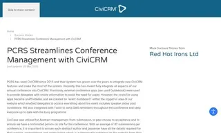 Preview of the PCRS Case Study