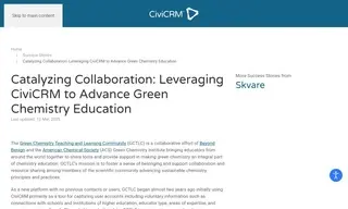 Preview of the Green Chemistry Teaching and Learning Community Case Study