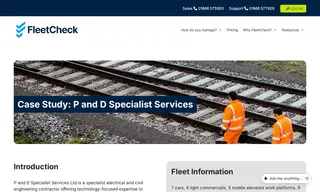 Preview of the P and D Specialist Services Case Study