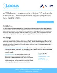 Preview of the APTIM Case Study