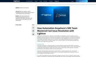 Preview of the Automation Anywhere Case Study