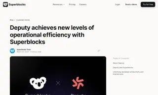 Preview of the Deputy Case Study