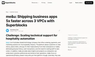 Preview of the me&u Case Study