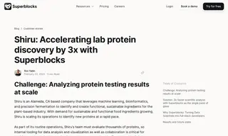 Preview of the Shiru Case Study