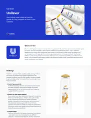 Preview of the Unilever Case Study