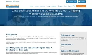 Preview of the Zinto Labs Case Study