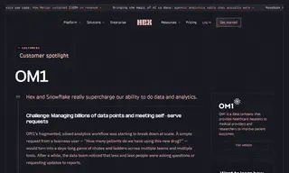 Preview of the OM1 Case Study