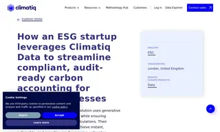 Preview of the Web-based Carbon Accounting Solution Case Study