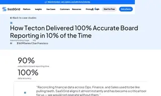 Preview of the Tecton Case Study