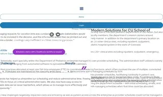 Preview of the University of Colorado Medicine Case Study