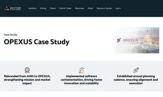 Preview of the OPEXUS Case Study