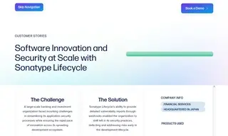 Preview of the Large-Scale Banking and Investment Organization Case Study