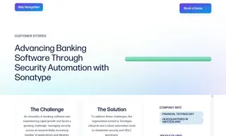 Preview of the Leading Innovator Banking Software Company Case Study