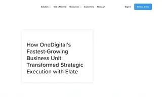 Preview of the OneDigital Case Study