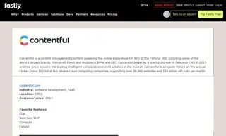 Preview of the Contentful Case Study