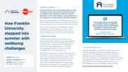 Preview of the Franklin University Case Study