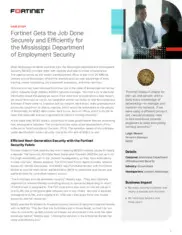 Preview of the Mississippi Department of Employment Security Case Study