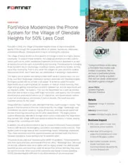 Preview of the Village of Glendale Heights Case Study