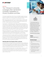 Preview of the U.S. Public University Case Study