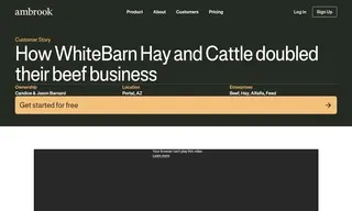 Preview of the White Barn Hay and Cattle Case Study