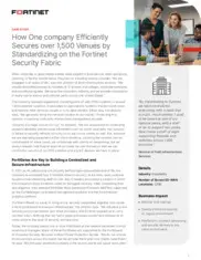 Preview of the Large Healthcare Education Government One Company Case Study