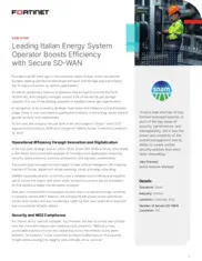 Preview of the Snam Case Study