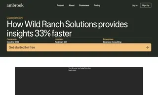 Preview of the Wild Ranch Solutions Case Study