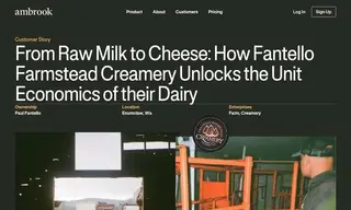 Preview of the Fantello Farmstead Creamery Case Study