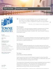 Preview of the Towne Properties Case Study