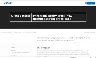 Preview of the Healthpeak Properties, Inc. Case Study