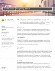 Preview of the Hospitality at Work Case Study