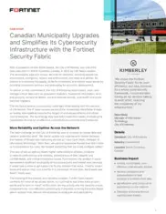 Preview of the City of Kimberley Case Study