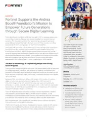 Preview of the Andrea Bocelli Foundation Case Study