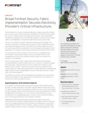 Preview of the Large Electricity Provider Case Study