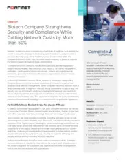 Preview of the Complete Genomics Case Study