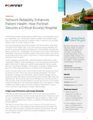 Preview of the Mount Desert Island Hospital Case Study