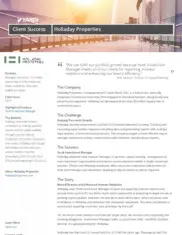 Preview of the Holladay Properties Case Study
